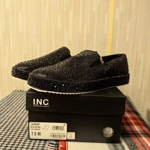 I.N.C. Lennaf Black Bling Loafer - Size 7.5